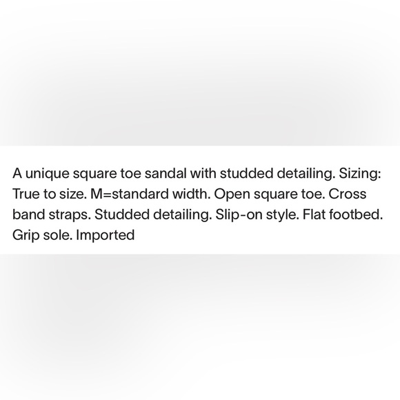 MARC FISHER➕NEW Studded Cross Band Sandal - Picture 7 of 7